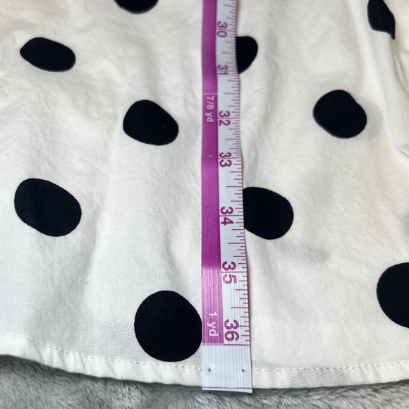 Torrid Size 3 Plus Size 3X White Black Polka Dot Sundress Sweetheart Fit & Flare - Picture 11 of 14